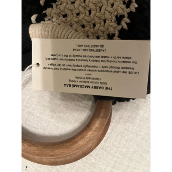 Rachel Zoe X LAUDE THE LABLE Gabby Mini Macrame Bag NEW NWT - Picture 10 of 10